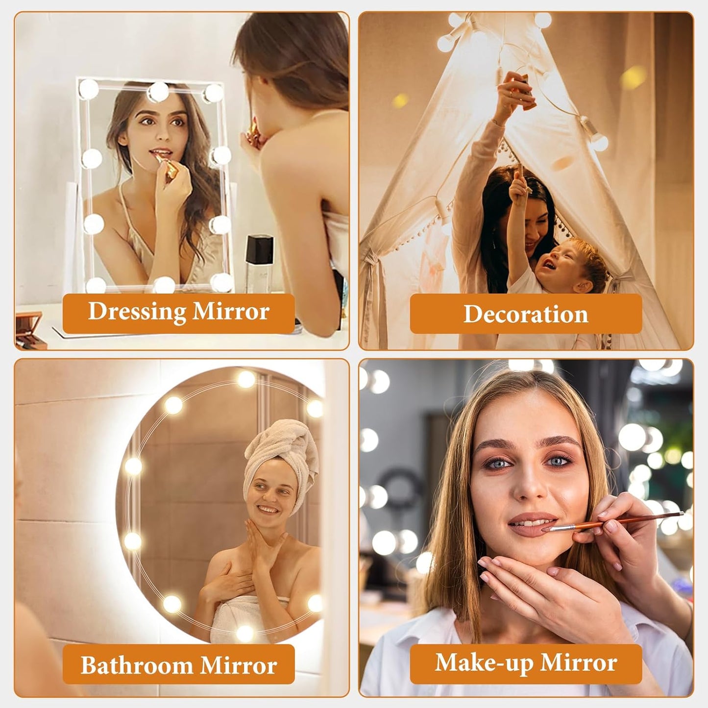 Lucesbombillas Para Espejo Hollywood